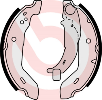 BREMBO Bremsbackensatz