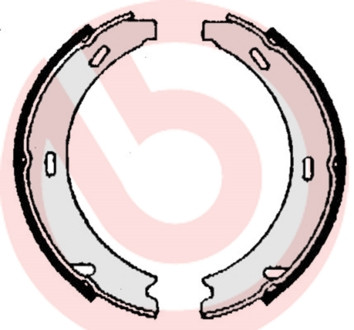 BREMBO Bremsbackensatz, Feststellbremse