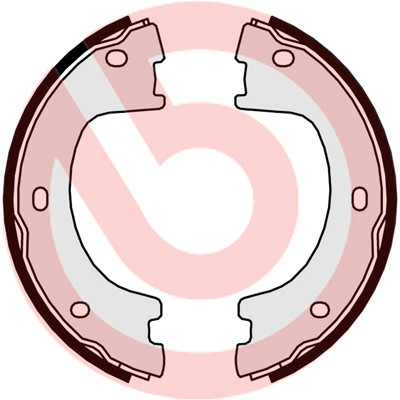 BREMBO Bremsbackensatz, Feststellbremse