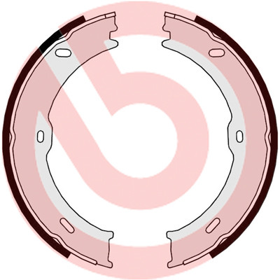 BREMBO Bremsbackensatz, Feststellbremse