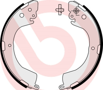 BREMBO Bremsbackensatz