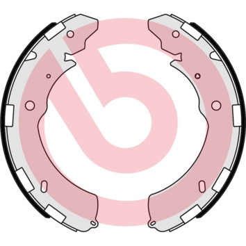 BREMBO Bremsbackensatz