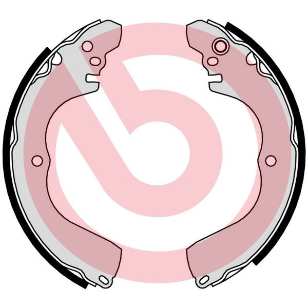 BREMBO Bremsbackensatz