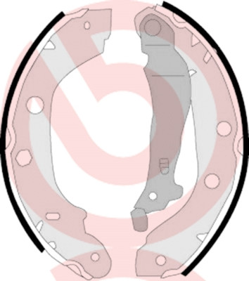 BREMBO Bremsbackensatz