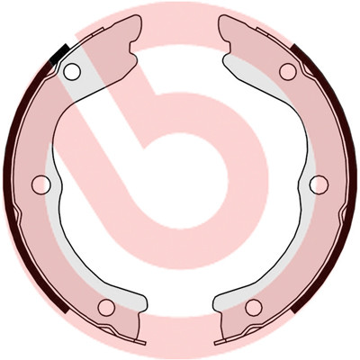 BREMBO Bremsbackensatz, Feststellbremse