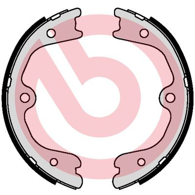 BREMBO Bremsbackensatz, Feststellbremse