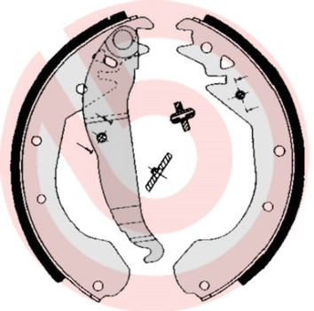 BREMBO Bremsbackensatz