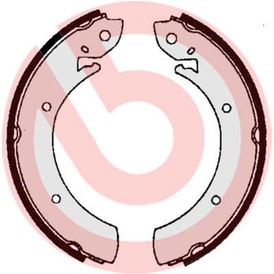 BREMBO Bremsbackensatz