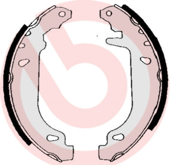 BREMBO Bremsbackensatz