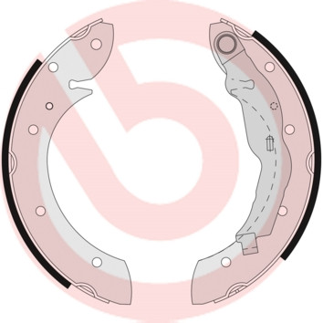BREMBO Bremsbackensatz