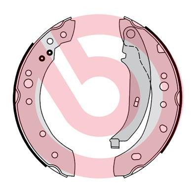 BREMBO Bremsbackensatz