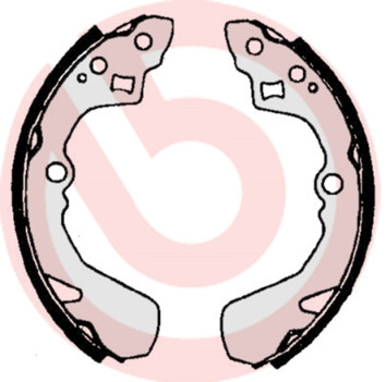 BREMBO Bremsbackensatz