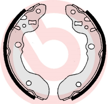 BREMBO Bremsbackensatz