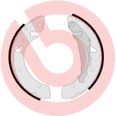 BREMBO Bremsbackensatz