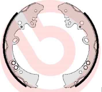 BREMBO Bremsbackensatz
