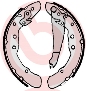 BREMBO Bremsbackensatz