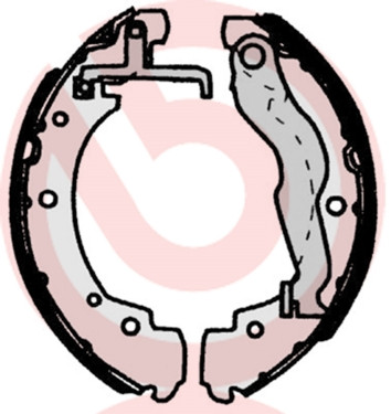 BREMBO Bremsbackensatz