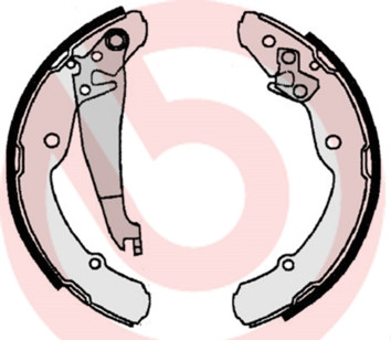 BREMBO Bremsbackensatz