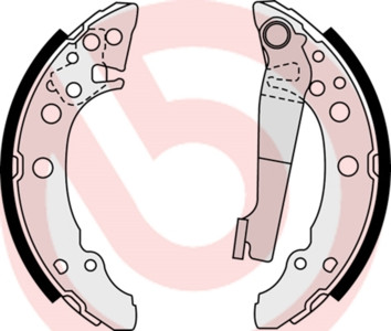 BREMBO Bremsbackensatz