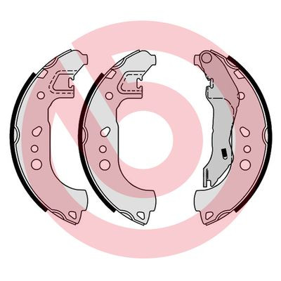 BREMBO Bremsbackensatz