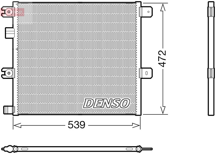 DENSO Kondensator, Klimaanlage