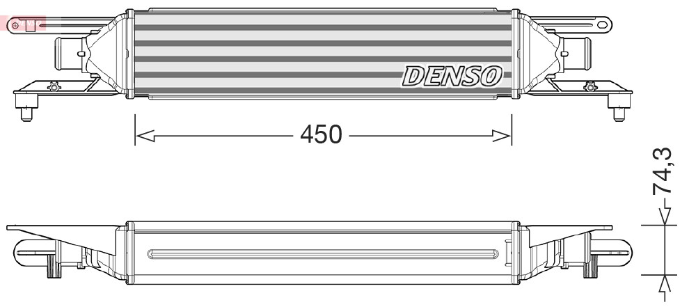 DENSO Ladeluftkühler