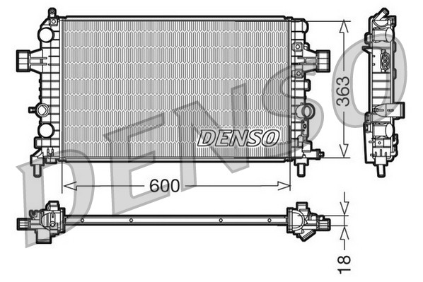 DENSO Kühler, Motorkühlung