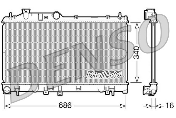 DENSO Kühler, Motorkühlung