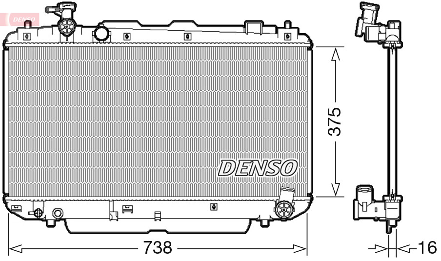 DENSO Kühler, Motorkühlung