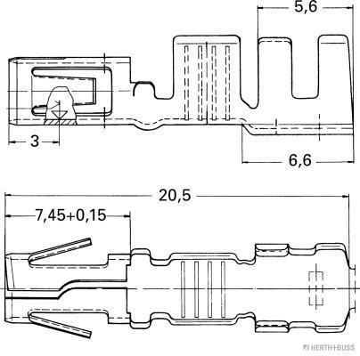 HERTH+BUSS ELPARTS Crimpverbinder