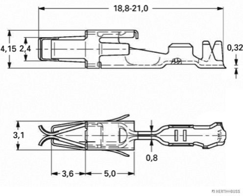 HERTH+BUSS ELPARTS Crimpverbinder