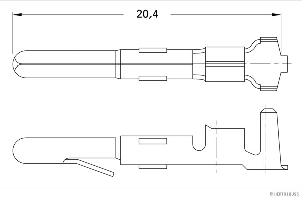HERTH+BUSS ELPARTS Crimpverbinder