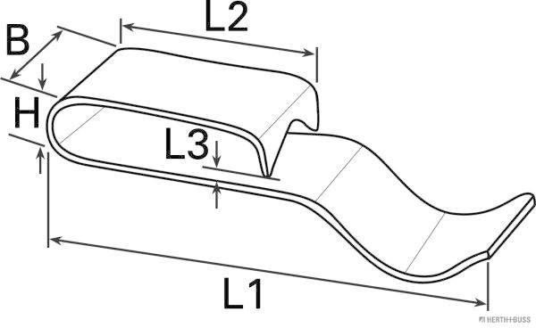 HERTH+BUSS ELPARTS Klemmschelle