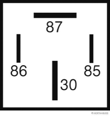 HERTH+BUSS ELPARTS Relais, Arbeitsstrom HERTH+BUSS ELPARTS Relais, Arbeitsstrom