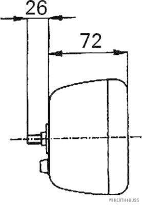 HERTH+BUSS ELPARTS Heckleuchte