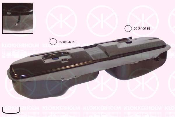 KLOKKERHOLM Kraftstoffbehälter