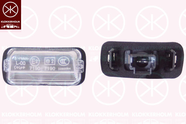 KLOKKERHOLM Kennzeichenleuchte