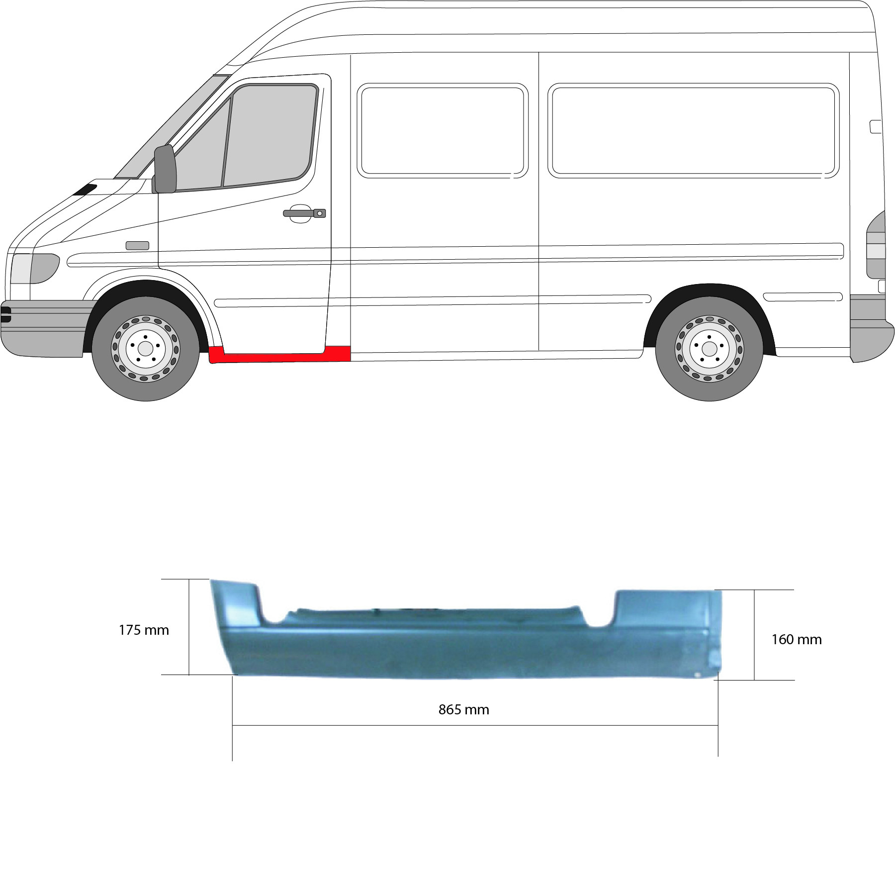 KLOKKERHOLM Einstiegblech