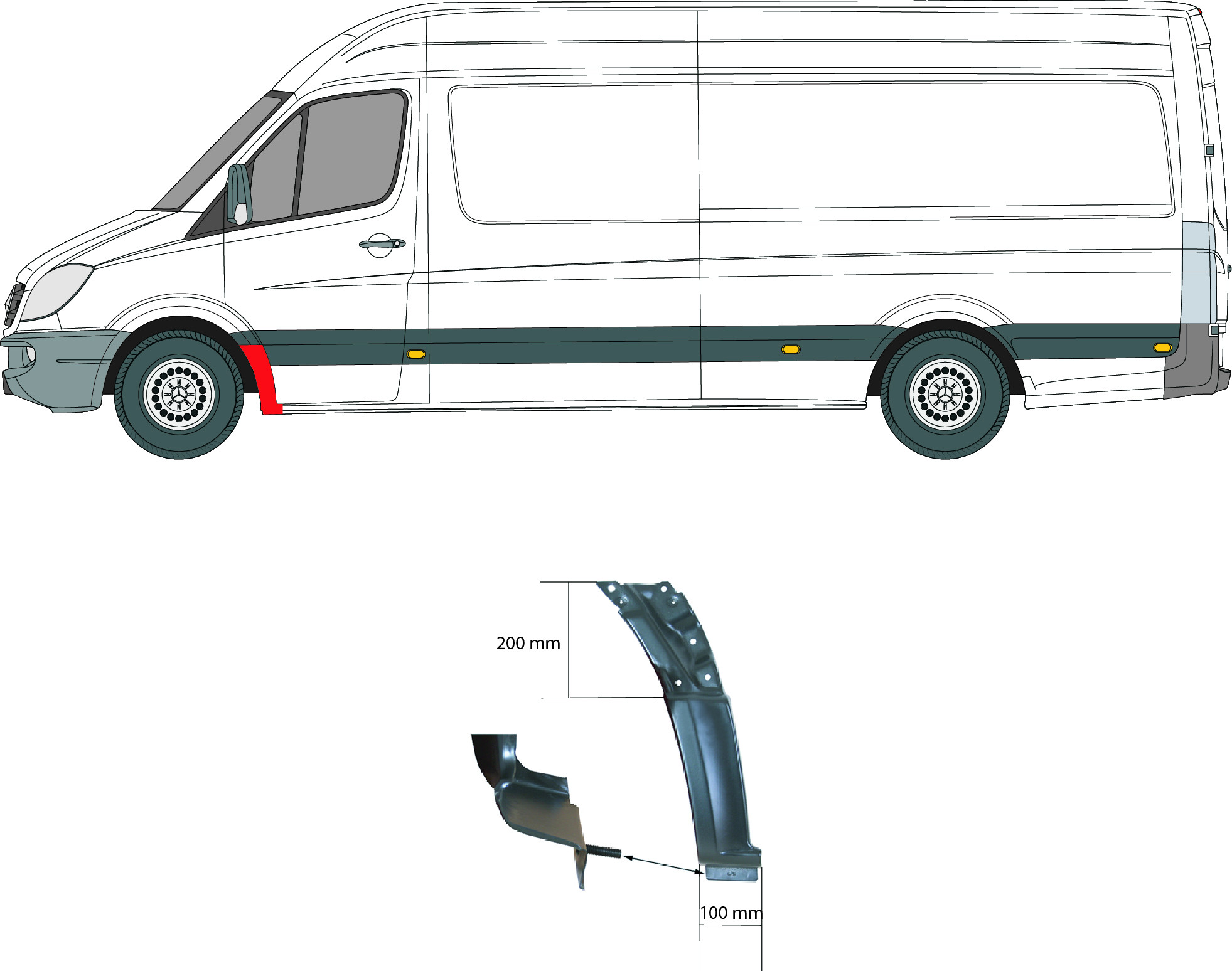 KLOKKERHOLM Kotflügel