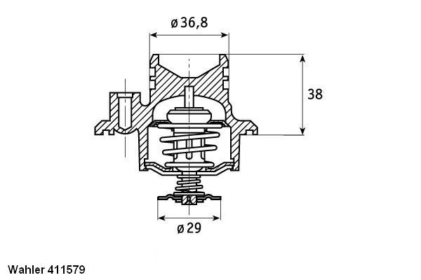 BorgWarner (Wahler) Thermostat, Kühlmittel