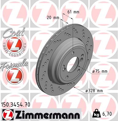 ZIMMERMANN Bremsscheibe