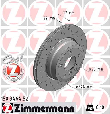 ZIMMERMANN Bremsscheibe