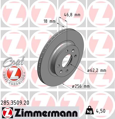ZIMMERMANN Bremsscheibe