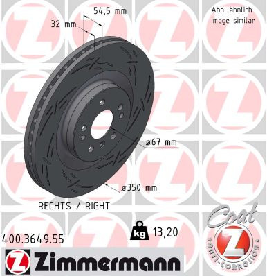 ZIMMERMANN Bremsscheibe