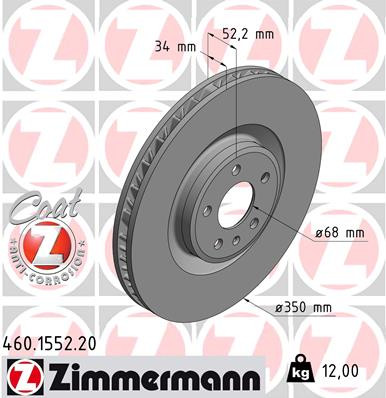 ZIMMERMANN Bremsscheibe