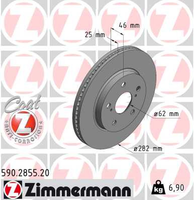 ZIMMERMANN Bremsscheibe