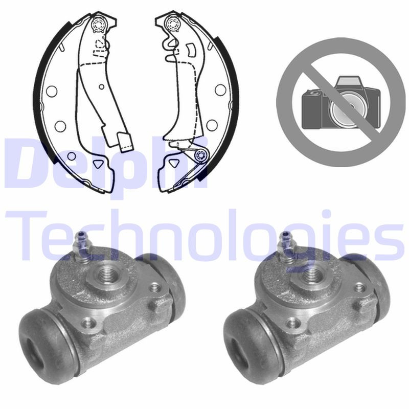 DELPHI Bremsbackensatz