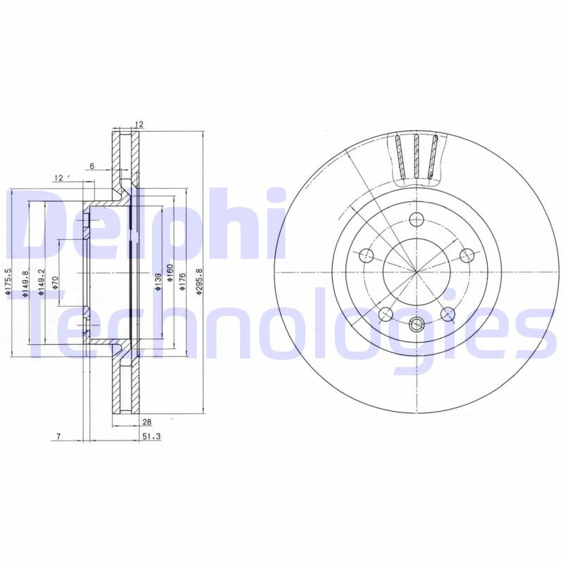DELPHI Bremsscheibe