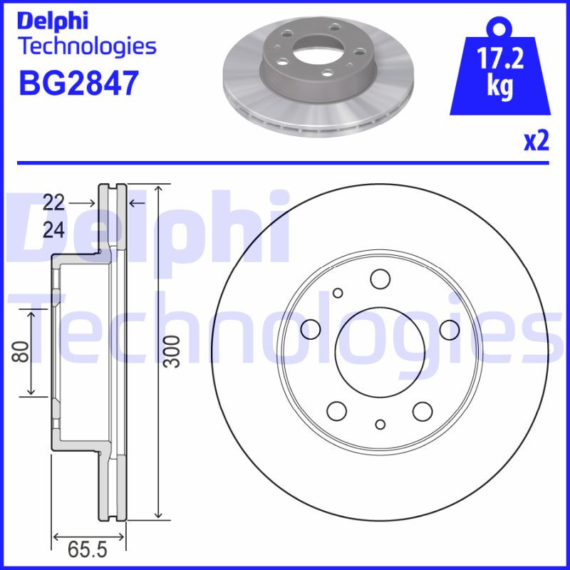 DELPHI Bremsscheibe