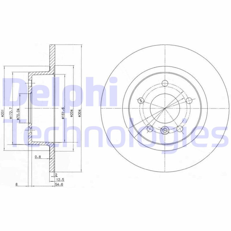 DELPHI Bremsscheibe